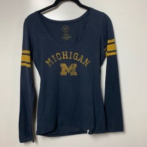 Michigan Wolverines long sleeve top women’s small